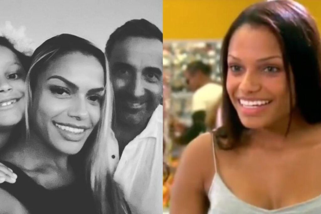 Quitéria Chagas, a filha, e o marido