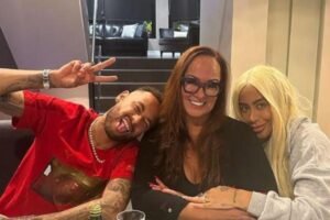 Mãe e filho de Neymar, Nadine e Davi Lucca