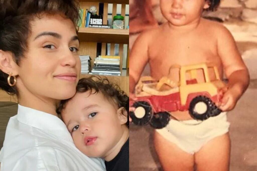 Nanda Costa, Lan Lahn e as filhas gêmeas