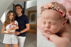 Carol Dias mostra ensaio de fotos da filha