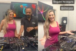 A modelo contou que agora faz aulas de DJ