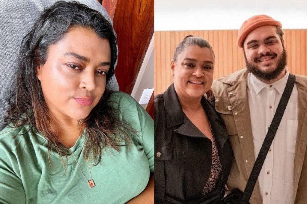 Francisco foi até o hospital visitar a mãe, Preta Gil