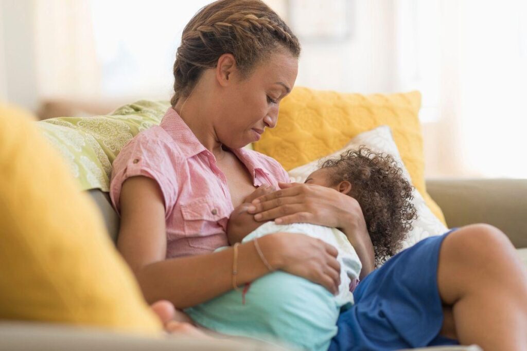 A amamentação é um momento de conexão entre você e o seu bebê