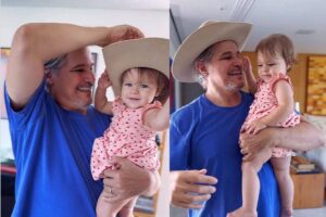 Edson Celulari faz aniversário e ganha homenagem dos filhos, Enzo e Sophia