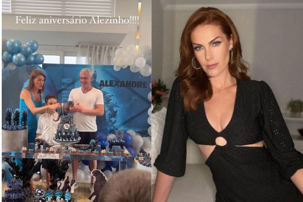 Ana Hickmann mostra detalhes da festa do filho