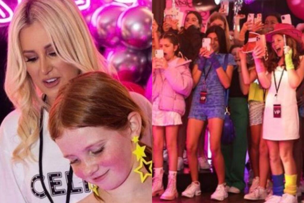 Montagem de selfie Luciano Huck e Angelica e foto da casa