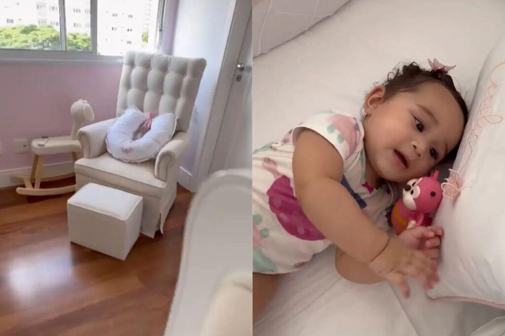 Detalhes do quarto da bebê