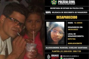 Família quer notícias da jovem de 12 anos que desapareceu no Rio de Janeiro