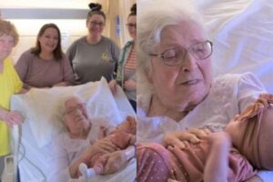 O momento foi inesquecível para a família