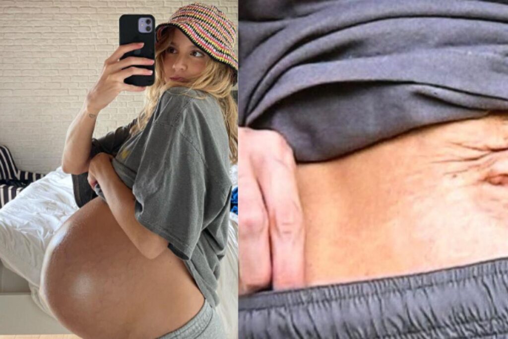 Isabella Scherer mostra barriga após 7 meses do nascimento dos filhos gêmeos