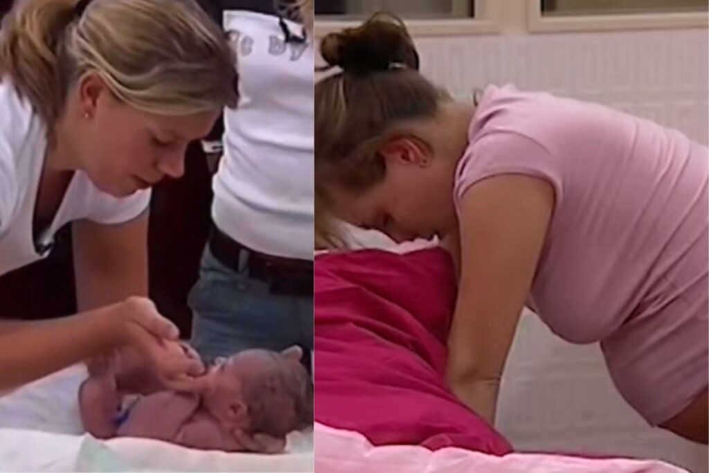 Participante entra grávida no reality e dá à luz no programa