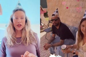 Pedro Scooby foi na festa do filho