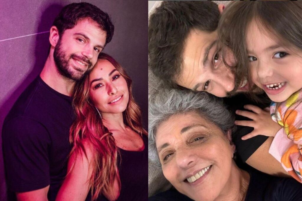 Sabrina Sato e a família