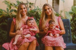 Bia Feres passa por perrengue no primeiro voo da filha