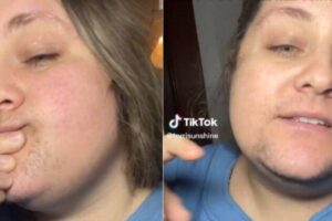 Mulher viraliza ao mostrar rotina de cuidados com a barba