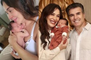 Filho de Claudia Raia fazendo quiropraxia