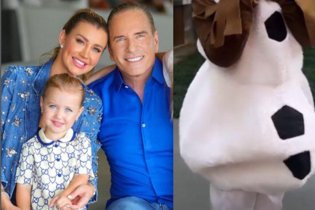 Ana Paula Siebert mostra filha com fantasia