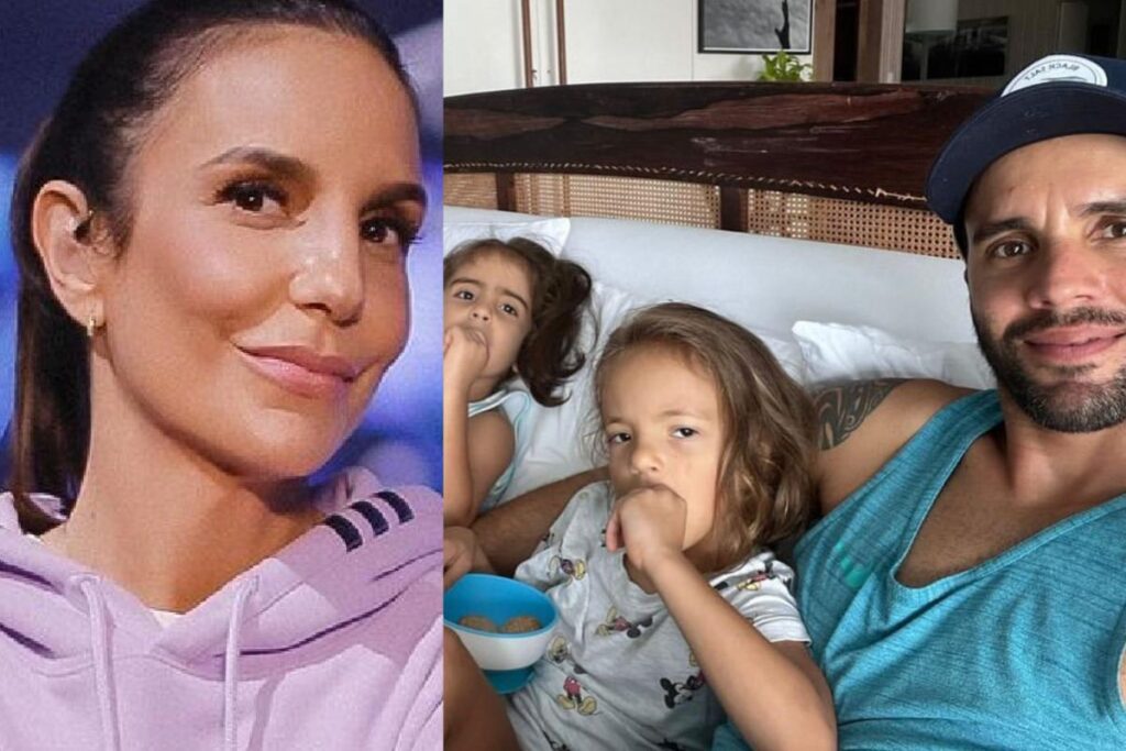 Ivete Sangalo com os filhos