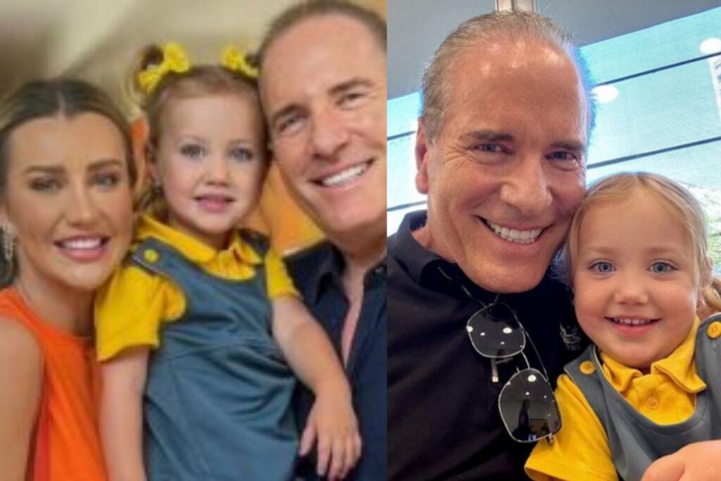 Roberto Justus mostra momento especial com a filha