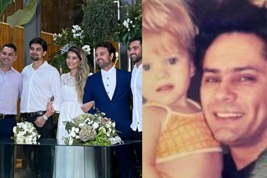 Lyandra apareceu ao lado dos irmãos