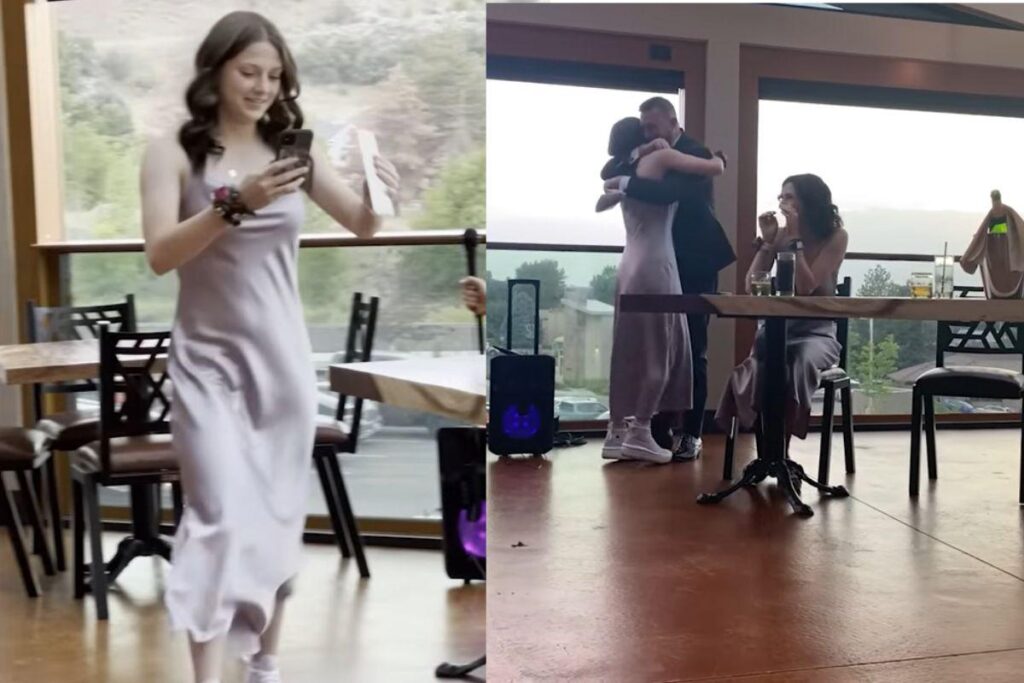 Tino, o filho dele, Kaydence e a irmã