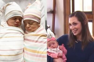 Mulher tem gêmeos após tratamento de câncer