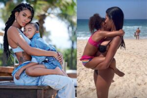 Pocah mostra momento especial com a filha