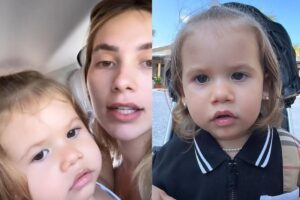 Virginia mostrou o passeio com a filha