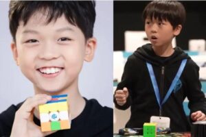 Yiheng Wang resolveu o cubo mágico em tempo recorde