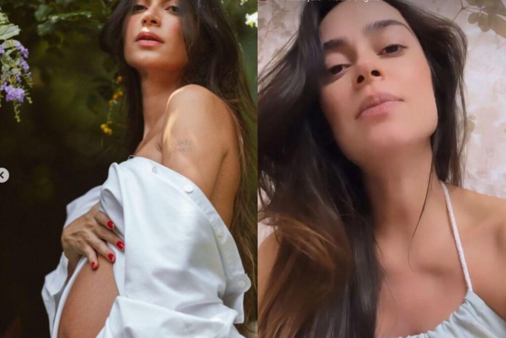 Thaila Ayala e filho