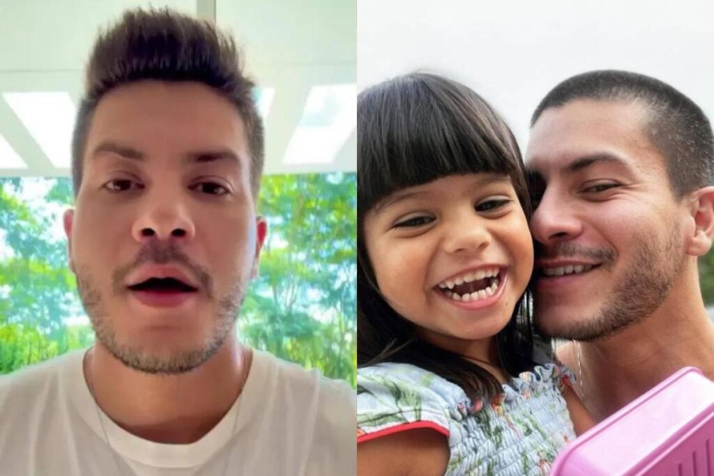 Arthur Aguiar e família