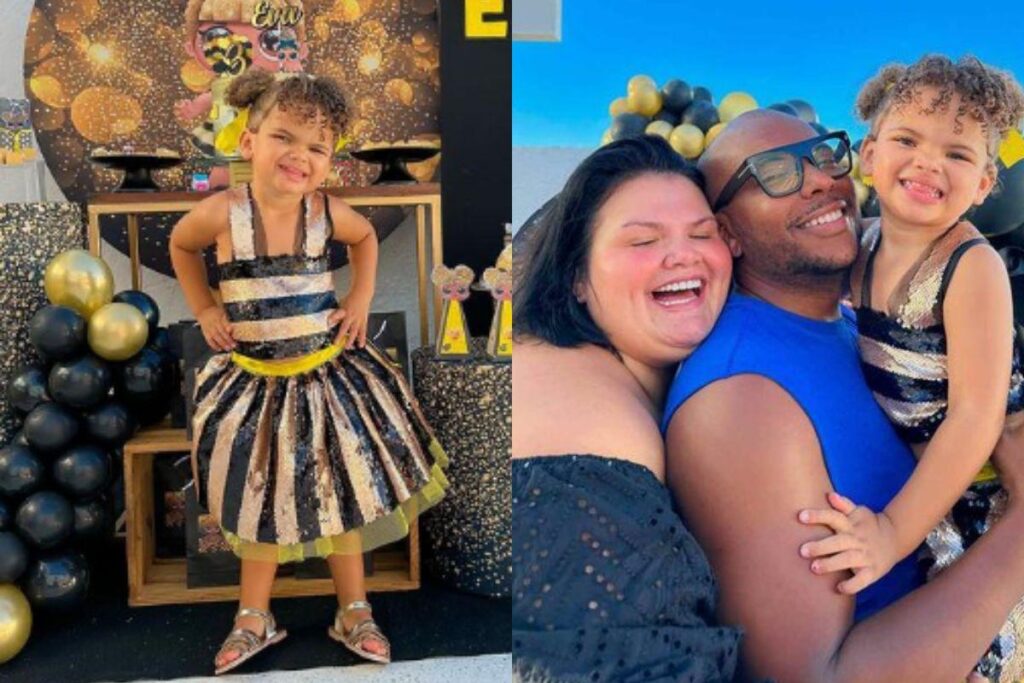 Thais Carla celebrou o aniversário da filha