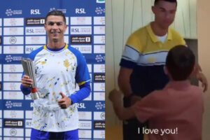 A torcida jogou milhares de pelúcia