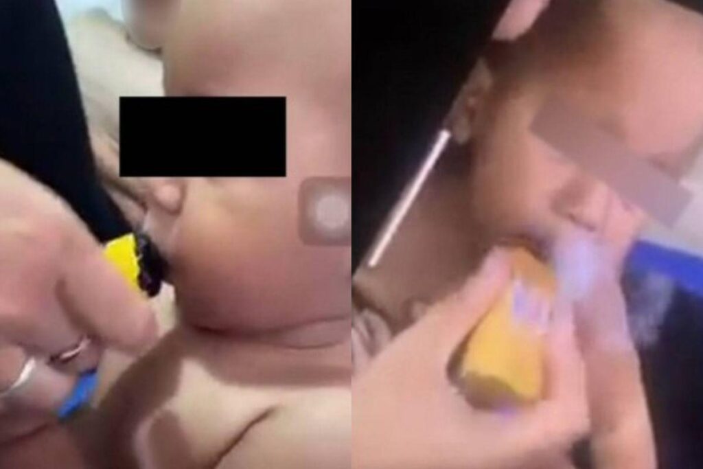 A polícia contou que está ciente da gravação e já se encontra investigando o caso