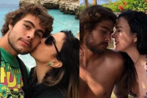 O casal tem publicado pouco nas redes sociais