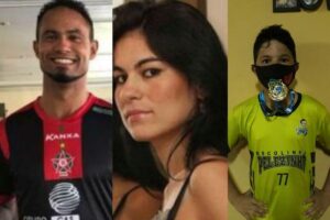 Sonia Moura e o neto