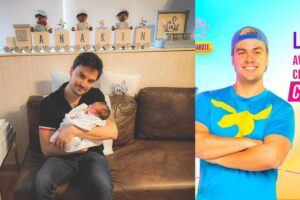 Felipe Neto não entendeu a surpresa do público com o nome do sobrinho: Anakin, filho de Luccas Neto