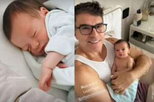 Jarbas Homem de Mello e o filho Luca derreteram os corações dos seguidores