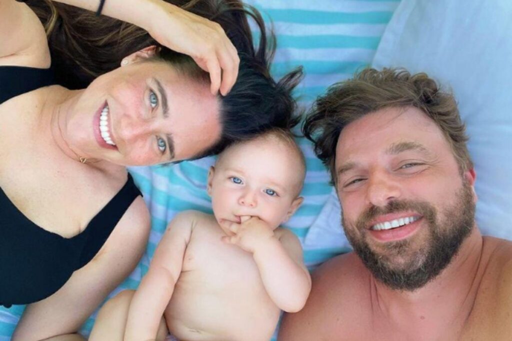 Fernanda Vasconsellos e o filho, Romeo