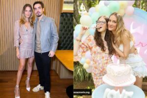 Schynaider com as filhas Anne, Elle e Gioe