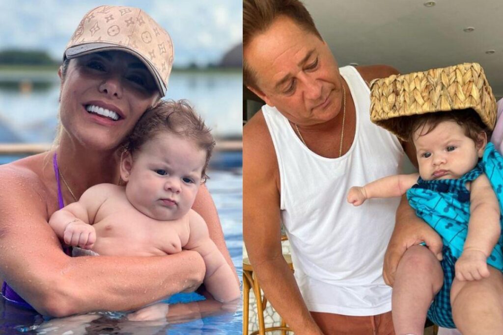 Virginia e Zé Felipe comemoraram o mesversário da filha mais nova, Maria Flor