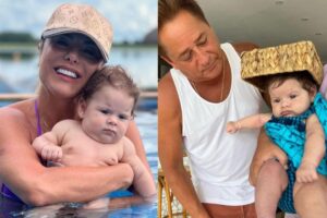 Virginia e Zé Felipe comemoraram o mesversário da filha mais nova, Maria Flor