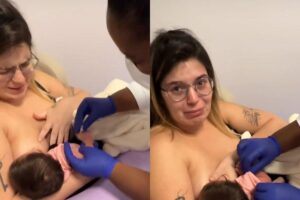 Ela chorou junto com Lua