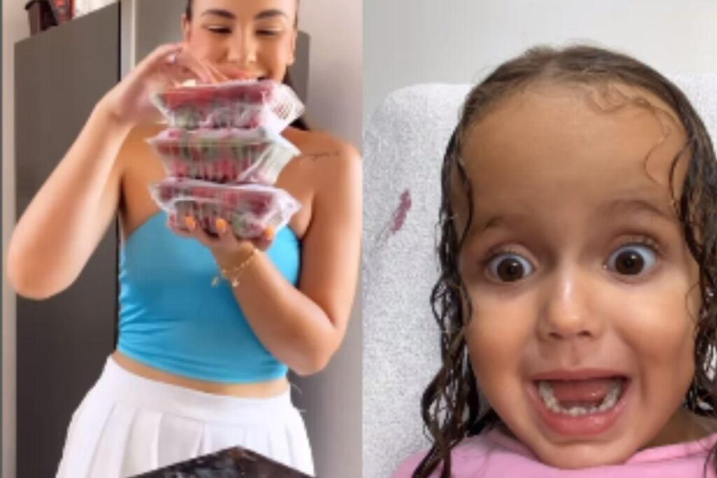 Menina viraliza ao narrar receitas de maneira inuistada