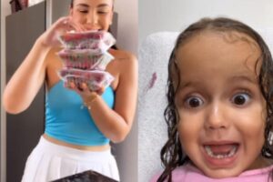 Menina viraliza ao narrar receitas de maneira inuistada