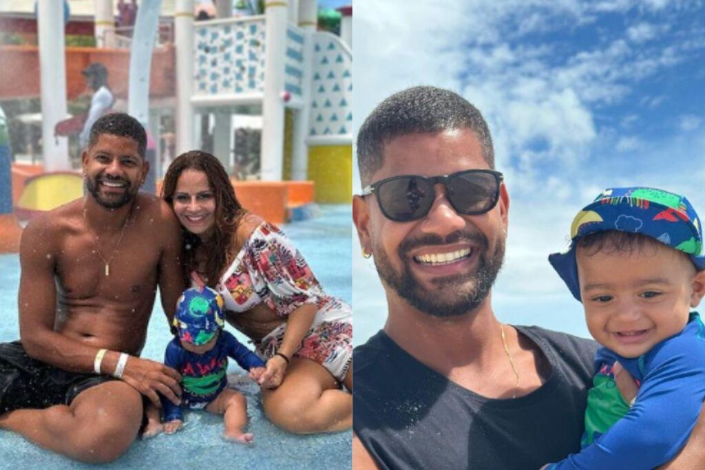 Viviane Araujo mostra viagem em família