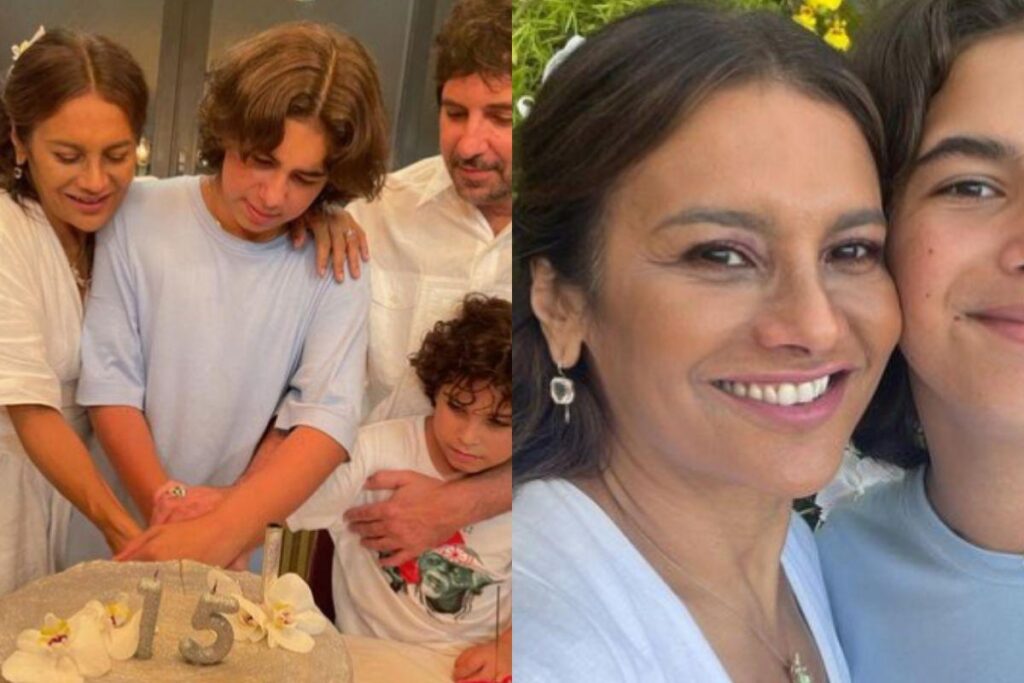 Dira Paes publicou fotos da família