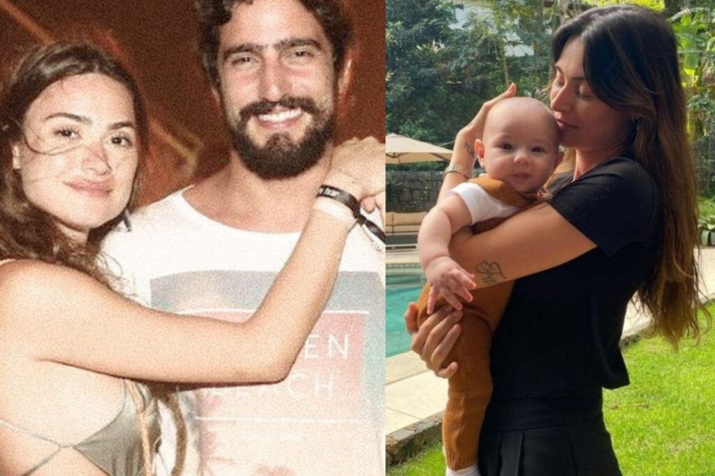 Thaila gravida com o marido Renato e o primogenito Francisco