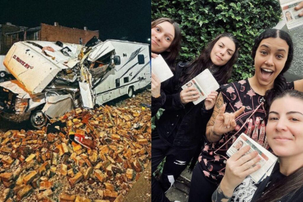 Banda brasileira sobrevive a tornado