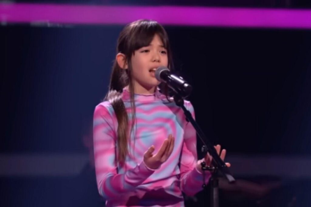 A apresentação da menina emocionou a todos